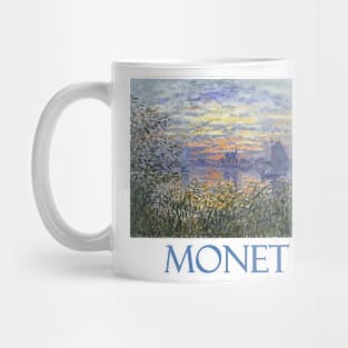 Boats Moored at Le Petit-Gennevilliers by Claude Monet Mug